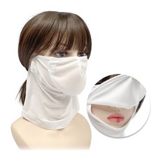 고프로골프 오픈-쿨목토시 오픈형 음식섭취가능 캐디용품, 블랙, 1개