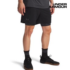언더아머 UNDERARMOUR 남성 UA 배니시 우븐 프린티드 투인원 쇼츠 6005120-001 222207