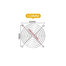 냉각 팬 가드 금속 그릴 컴퓨터 커버 팬 그릴 30mm 40mm 50mm 60mm 70mm 80mm 90mm 120mm 135mm 140mm 170m, 06 110mm, 06 110mm