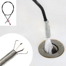 포유 하수구 배수구 배관 이물질제거 머리카락 뚫어뻥, 60cm, 상세페이지 참조