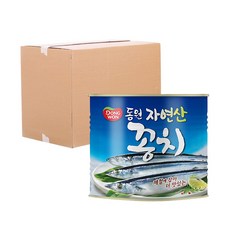 [로지프로] 자연산 꽁치 캔 1.8kg 6개입 (1박스) 꽁치캔, 6개