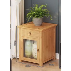 【開發票/統編】實木花架子室內客廳落地式置物架 - 新中式綠蘿植物花盆擺放架, 原色1層