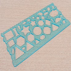 히히힛 어려운 도형자 모형자 2P 교육용모양자