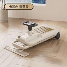 YZMY 兒童電動扭扭車 雙驅動 360度轉向 大人可坐, 卡其色雙驅豪華款, 1個