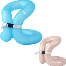 아동 수영 조끼 물놀이 베스트 스윔 어린이 구명 조끼 유아 안전 튜버 튜브 아기 용품 보조, 핑크골드