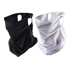 자외선차단 전면 스포츠 마스크 고급 얼굴 햇빛가리개 쿨 멀티 스카프 넥 워머, 자외선차단전면마스크 고급블랙, 1개
