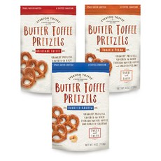 에버튼 토피 버터 토피 프레첼 버라이어티 팩 (4온스 백 Everton Toffee Butter Toffee Pretzels Variety Pack (4 oz. bag 3-, 다양한 팩, 4온스(3팩), 1개, 113g