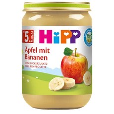 HiPP 후르츠 애플 바나나 190g 4팩 Fruit Apples with Bananas from 5 months 190 g