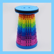 생활공감 아코디언 의자 에버랜드 줄서기 코끼리 접이식 의자 3세대, 1개, 블루