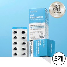 유한양행 루테인 지아잔틴 눈 건강 관리 영양제, 60회분, 5개