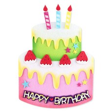[유니아트] 펠트 7000 생일케이크신형투톤/ 환경꾸미기/ 환경미화