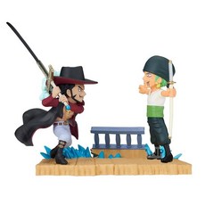 Banpresto 반프레스토 - 원피스 통나무 이야기 루피&샹크스 반다이 스피릿 월드 수집용 피규어, Roronoa Zoro Vs Dracule Mihawk