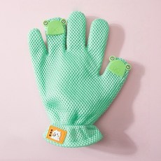 고양이장갑빗 털갈이장갑 청소빗 애완동물 털관리 브러쉬장갑 고양이털제거 강아지털갈이, 1개, 꼬마 개구리(왼손)