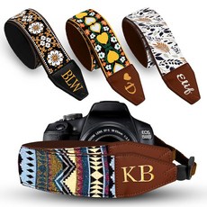 art tribute 모든 스터퍼 미러리스 블랙 스 킹 금박 크리스마스 및 목 및 빈티지 선물 스트랩 크레인 dslr 패턴 동물 카메라용 어깨 카메라 및 카메라, 클래식, B 보헤미안 70년대