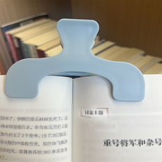 [더알파/북클립] 12cm 대형 책고정집게 북스토퍼, 1개, 파란색