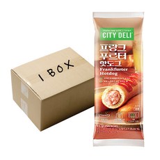 삼립 시티델리 프랑크푸르터 핫도그 85g x 40개 / 간식 소시지 냉동핫도그