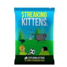 Exploding Kittens Good vs. Evil 25인용 플레이어 만 7세 이상 넷플릭스 쇼에서 영감을 받음 어린이 성인용 파티 가족 카드 게임 231165, Expansion: Streaking Kittens