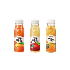 빙그레 따옴주스 235ml 3가지맛 자몽맛4+사과맛4+오렌지4/총12개입/냉장무배