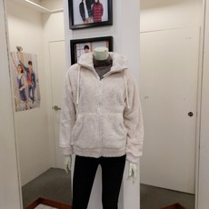 뱅뱅 "신상 반값 할인"가볍고 포근한 남녀 공용 보아 후드 집업 점퍼(CUG502)