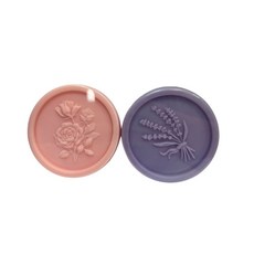 Esprit Provence 薰衣草玫瑰香氛手工皂禮盒，圓形花朵浮雕，天然成分，精美禮盒包裝, 2