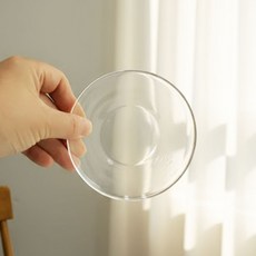 렐리아 내열유리 컵받침, 2개, 투명