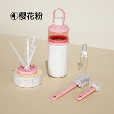 DFMEI 新款便攜式寶寶奶瓶刷清洗套裝嬰兒奶瓶瀝水架旅行奶瓶清潔套裝, 1個, 如圖