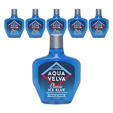 아쿠아벨바 클래식 아이스 블루 쿨링 애프터 셰이브 펌 & 톤, 207ml, 6개