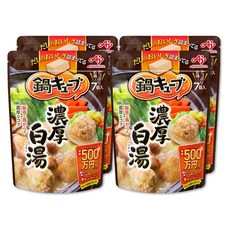 Ajinomoto 아지노모토 냄비 큐브 진한 백탕 7개입×4개, 300g, 1개