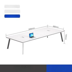 무타공 모션데스크 하단 미색 진회색 파티션 사생활 하부 연그레이 부수정상점, 1.8m 회의용 테이블