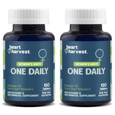 Heart & Harvest 우먼스 멀티 원 데일리 타블렛, 2개, 150정