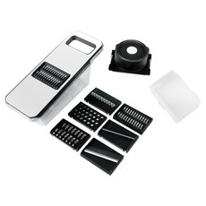 집똑똑이 스테인리스 슬라이서 채칼, 1세트, 블랙