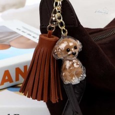 강아지 털 키링 푸들 반려동물추억