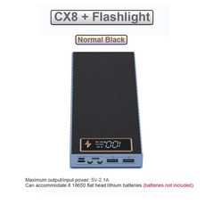 DIY 셀 18650 홀더 케이스 배터리 충전 분리형 보관함 듀얼 USB 마이크로 USB 타입 C 파워 뱅크 케이스 5V 배터리 미포함, 1개