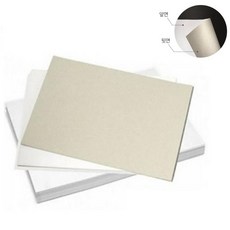 마분지 A4 마닐라지 두꺼운 종이 백표지 제본 커버 표지, 350g 100매