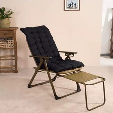 의자 안락 접이식 좋은 휴식 체어 책읽기 의자 등받이조절 독서 눕는 수유, 1개, K. 풀아웃 블랙 라탄 블랙 패드 0개 무료 선물 5개