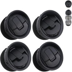 TQPONLY 대시보드 에어컨 히터 공기 덕트 통풍구 루버 4개 2009-2014 포드 F150 로보 내부 액세서리 교체용 9L3Z-19893-AA, 2009-2014_검정-4개