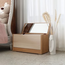 [홈퍼니] 실속 좌식 화장대, 아카시아