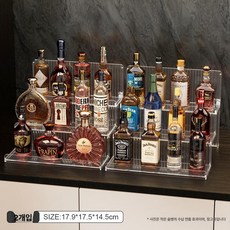 양주 진열대 선반 보관 거치대 3단 술병 아크릴 와인 레스토랑 벽걸이 원목색 양주진열대, 1개, 계단식 3단 소형 SF274MN