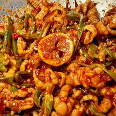 [미래도] 마라맛 한국식양념 레몬무뼈닭발 500g 수제 레몬무뼈궁채닭발