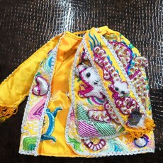 有貨神明衣服 披風 宗教高檔粒仔鱗浮龍王爺關公上帝媽祖龍袍工藝刺繡神明袍神衣披風