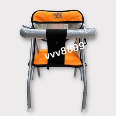 ℋ母嬰 台灣製幼兒機車椅：透氣布、可調整兒童機車座椅, 橘色