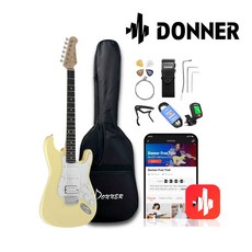 DONNER DST-100 電吉他組 - 含琴袋、贈品套組 (單單雙拾音器) 立恩樂器, 1個