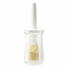 【CHL】食品級矽膠醬料刷 白色 油罐玻璃瓶, 1個
