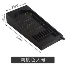 桌面彈珠機彈珠檯 決策選擇 創意彈珠賽道 復古童玩 手工木製彈珠檯 益智聚會遊戲, 胡桃黑色（偏深）大, 1個