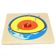 지리 교육 지구 패널의 내부 구조 퍼즐 지각 코어 조기 교육 학습