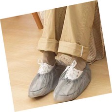 건shop디자인 부직포 덧신 5쌍 신발오염방지, 그레이