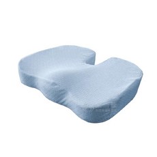 來而康AngelAid 天使愛 3D護脊美臀記憶坐墊 MF-SC-12 3D立體坐墊 座墊 脊椎防護 椅墊, 藍色