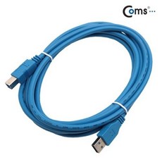 GC4145 USB 3.0 케이블 (청색 AB형 3M) Coms, GC4145 USB 3.0 케이블 (청색/AB형/3M)
