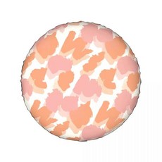 동물 무늬 레오파드 자동차 폴리에스터 휠 타이어 커버 보호대 캠퍼 차량용, 1개, 3. 9