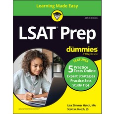 (영문도서) LSAT Prep for Dummies 4th Edition (+5 Practice Tests Online) Paperback, English, 9781394262311